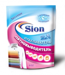 TD200418234 Sion. Отбеливатель-пятновыводитель 2в1 SION  800 гр