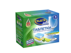 TD200418211 CELESTA Серия для посудомоечных машин. CELESTA таблетки для посудомоечных машин 16шт.
