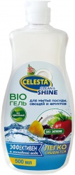TD200418204 CELESTA Бытовая химия Celesta. CELESTA BIO Гель для мытья посуды, овощей и фруктов в бутылке 500 мл