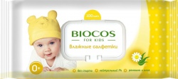 TD20041813 BIOCOS. Влажные детские салфетки BIOCOS 100  шт. с клапаном