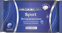 TD20041810 BIOCOS. Салф.влаж.SPORT дезодорирующие для мужчин уп.15