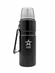 TM2303286 Thermos АРМИЯ РОССИИ. Термос для напитков АРМИЯ РОССИИ &laquo;ВИТЯЗЬ&raquo; из нержавеющей стали (чёрный) 2 л 