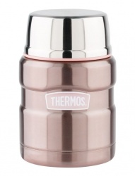 TM20051912 Thermos King. Термос из нерж. стали с ложкой тм THERMOS SK3000 Pink 0,47L