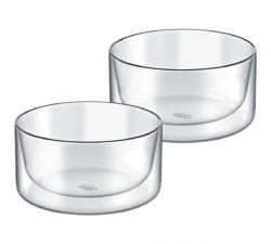 TM200519197 ALFI GLASSMOTION. Набор мисок из двойного стекла тм ALFI 300ml , в наборе 2 шт.