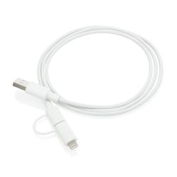XI15097428 XD Collection. Кабель &laquo;2 в 1&raquo; с лицензированным MFi разъемом Apple Lightning