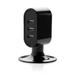 XI170190596 Зарядная станция с 3 USB-портами, черный