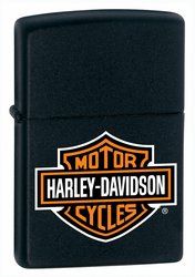 ZP1LI-BLK1 Zippo. Зажигалка ZIPPO Harley-Davidson®, с покрытием Black Matte, латунь/сталь, чёрная, матовая, 36x12x56 мм