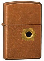 ZP1LI-ORG1 Zippo. Зажигалка ZIPPO Bullet с покрытием Toffee™, латунь/сталь, светло-коричневая, матовая, 36x12x56 мм