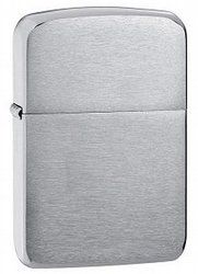 ZP1LI-SLR25 Zippo. Зажигалка ZIPPO  Replica™ с покрытием Brushed Chrome, латунь/сталь, серебристая, 38x13x56 мм