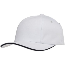 PS2006527 Bizbolka. Бейсболка Bizbolka Canopy, белая с темно-синим кантом