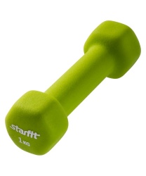PS2102089264 Starfit. Гантель Atlas 1 кг, зеленая (салатовая)