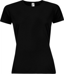 PS15118920 Sol&#39;s. Футболка женская SPORTY WOMEN 140 черная, размер XS