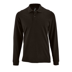 PS183070365 Sol&#39;s. Рубашка поло мужская с длинным рукавом PERFECT LSL MEN черная, размер XXL