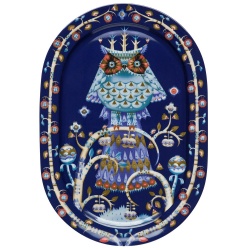 PS2013074 Iittala. Тарелка сервировочная Taika, cиняя