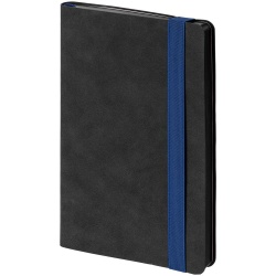 PS2203156305 Контекст. Ежедневник Velours, недатированный, черный с синим