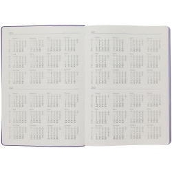 PS2012135 Адъютант. Ежедневник Flexpen, недатированный, серебристо-фиолетовый
