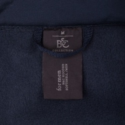 PS2004787 BNC. Куртка мужская Hooded Softshell темно-синяя