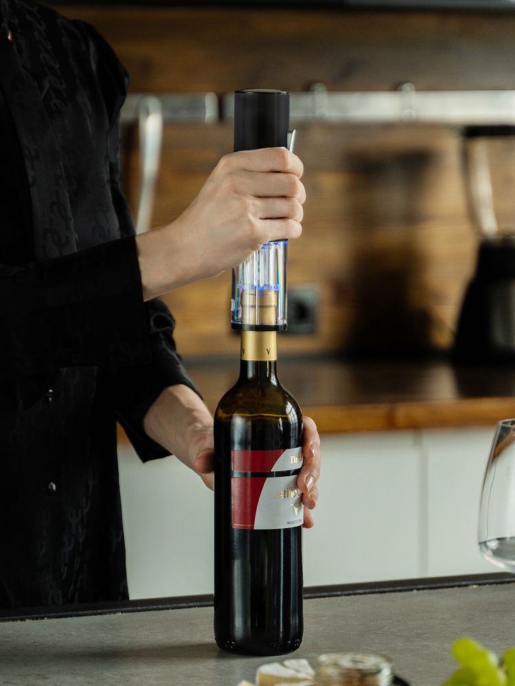 PS1710251764 Molti. Винный набор Wine Diesel, черный