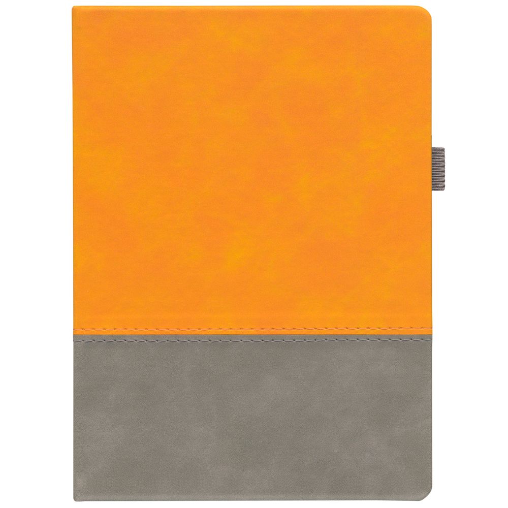 PS1710254730 Адъютант. Ежедневник Horizon, недатированный, серый с оранжевым