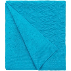 PS2203156032 teplo. Плед Marea, бирюзовый