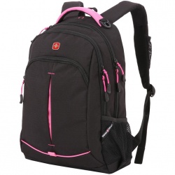PS2015560 SWISSGEAR. Рюкзак школьный Swissgear, черный с розовым