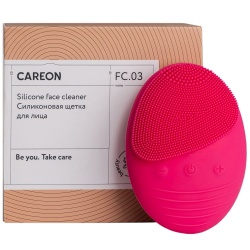 PS2203154754 Careon. Силиконовая щетка для лица FC03, розовая