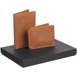 PS2102089521 Набор Apache Billfold, светло-коричневый (camel)