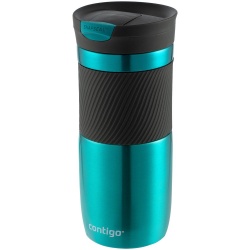 PS2102087996 Contigo. Термостакан Byron, вакуумный, герметичный, бирюзовый (морская волна)