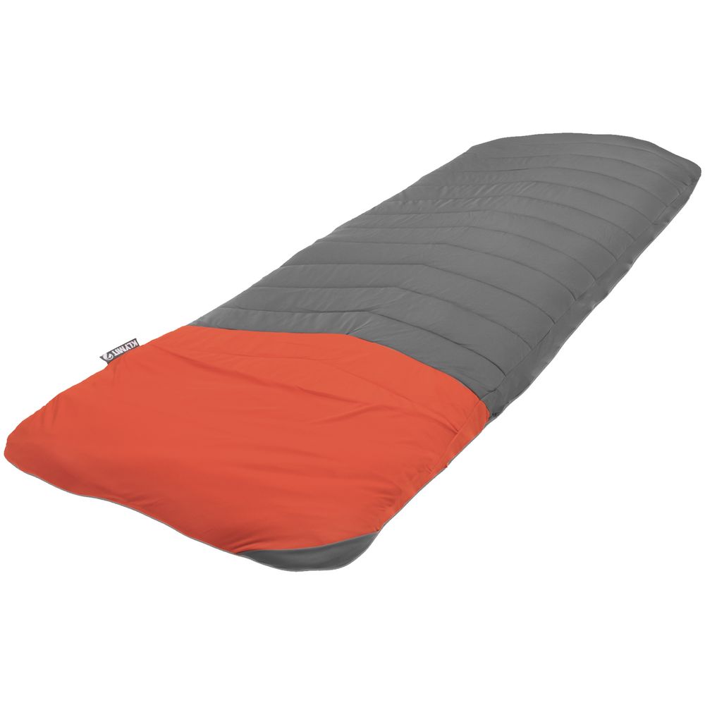 PS2102089496 Klymit. Чехол для туристического коврика Quilted V Sheet, серо-оранжевый