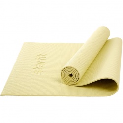 PS2203158142 Starfit. Коврик для йоги и фитнеса Core, пастельный желтый