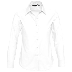 PS10TX-WHT6L Sol&#39;s. Рубашка женская с длинным рукавом EMBASSY белая, размер L
