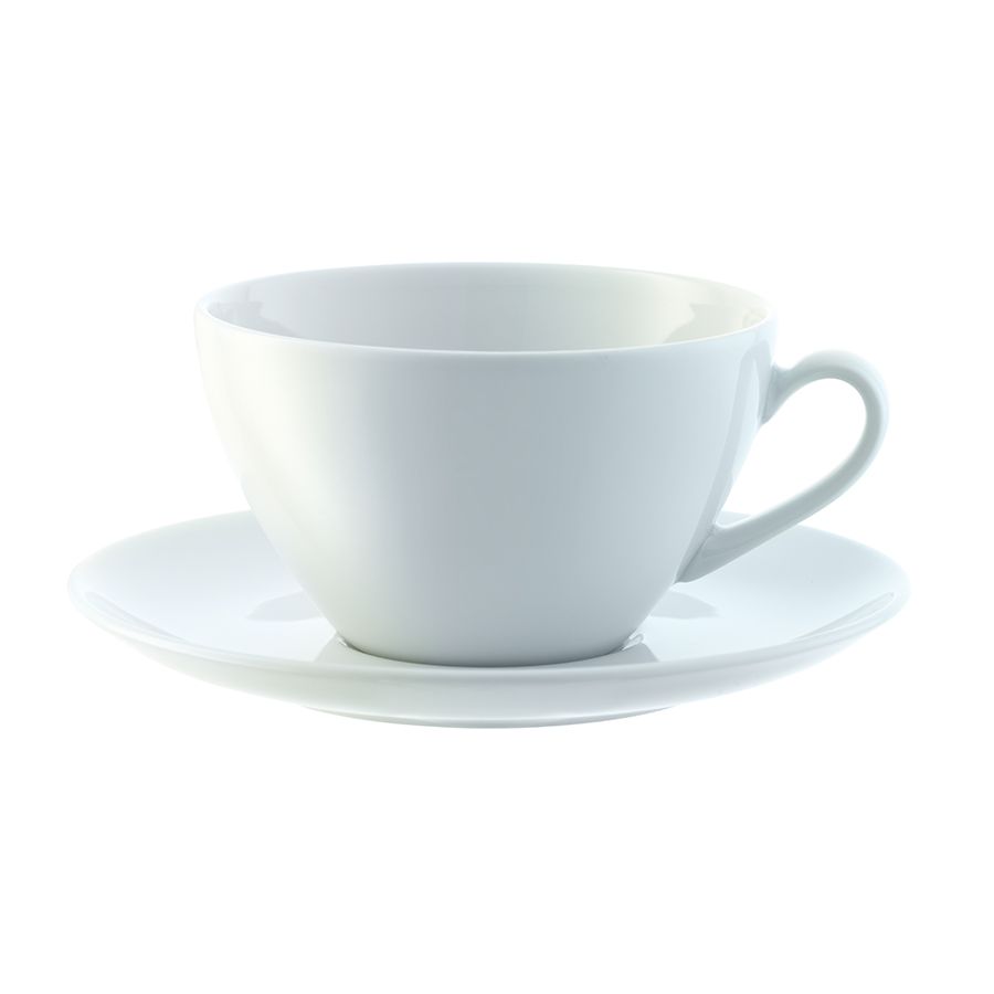 PS2102089965 LSA International. Набор больших чашек с блюдцем Dine, белый