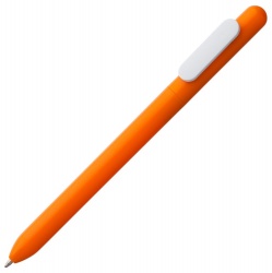 PS2003715 Open. Ручка шариковая Slider, оранжевая с белым