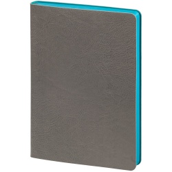 PS2102087930 Контекст. Ежедневник Slip, недатированный, серый с бирюзовым