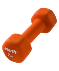 PS2102089350 Starfit. Гантель Atlas 2 кг, оранжевая