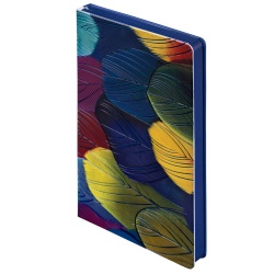 PS1710311019 Ежедневник Butterfly Peacock, синий, недатированный