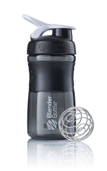 PS2006722 BlenderBottle. Спортивный шейкер SportMixer, черный с белым