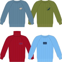 PS2203157880 сделано в России. Свитер унисекс на заказ Tricksy Reglan Intar, полушерсть