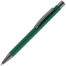 PS2408261501 Open. Ручка шариковая Atento Soft Touch, зеленая