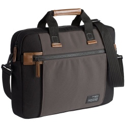 PS1701024674 Samsonite. Сумка для ноутбука Sideways Laptop Bag, черная с серым