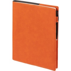 PS2408238328 Контекст. Ежедневник в суперобложке Brave Book, недатированный, оранжевый