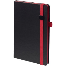 PS2408261257 Контекст. Ежедневник Ton Black, недатированный, черный с красным