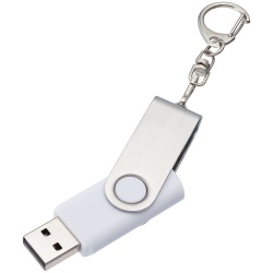 PS1U-WHT5 Флешка Twist, белая, 8 Гб