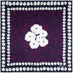 PS2102085911 Ungaro. Платок Giada Silk, темно-синий