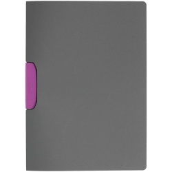 PS2203155868 Durable. Папка Duraswing Color, серая с розовым клипом