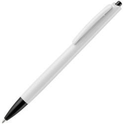 PS2203154787 Open. Ручка шариковая Tick, белая с черным