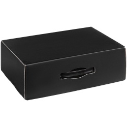 PS2408261439 сделано в России. Коробка Matter Light, черная, с черной ручкой
