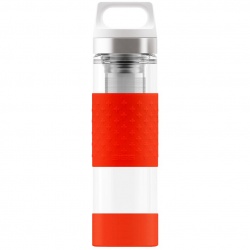 PS2102088102 Sigg. Бутылка для воды Glass WMB, красная
