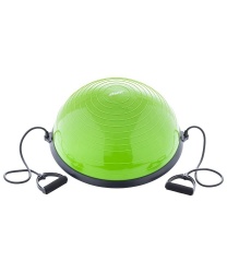 PS2102088523 Starfit. Полусфера Bosu с эспандерами, зеленая