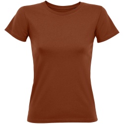 PS2102087683 Sol&#39;s. Футболка женская Regent Fit Women, коричневая (терракотовая)